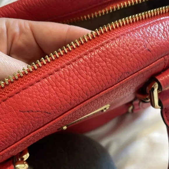 Michael Kors Bedford bowling satchel salmon pink - Picture 13 of 15